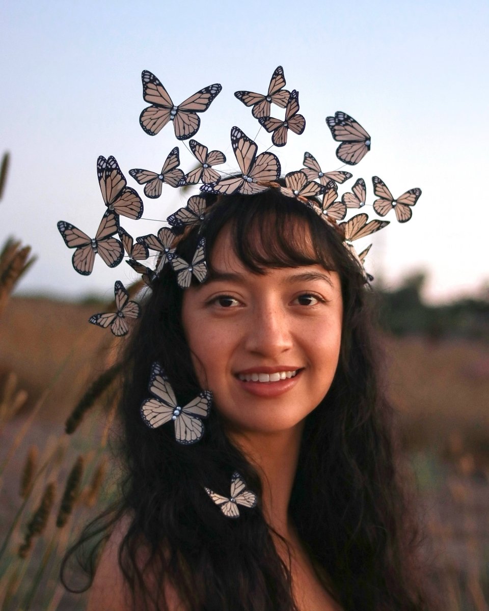 Luminara Butterfly Crown - Ready to Ship - Wild & Free Jewelry