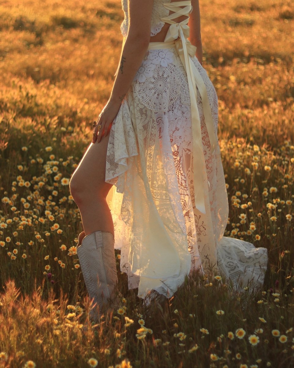 Upcycled Fairy Tale Skirt - One of a Kind - Ready to Ship - Wild & Free Jewelry