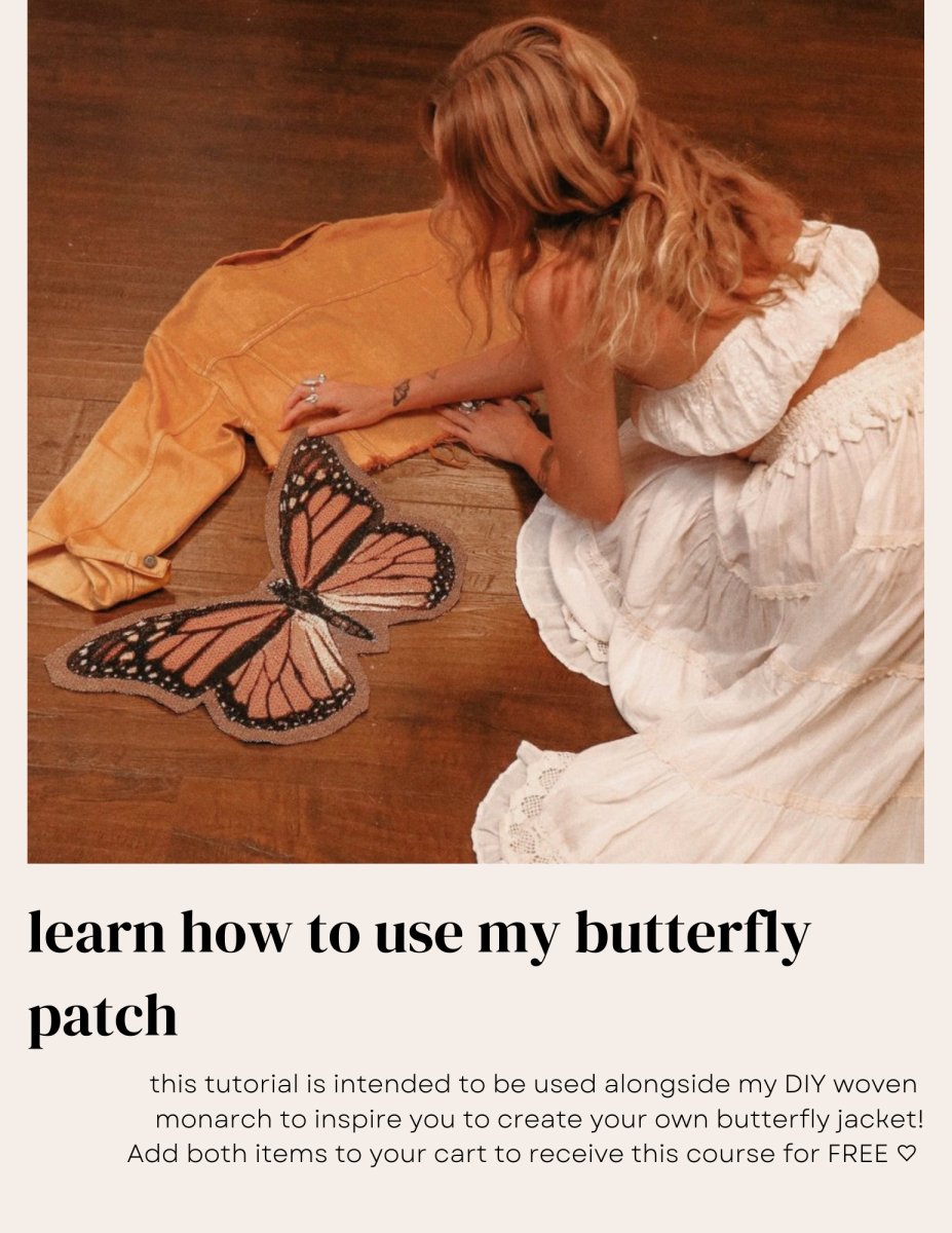 Butterfly Patch Sewing Tutorial - Wild & Free Jewelry