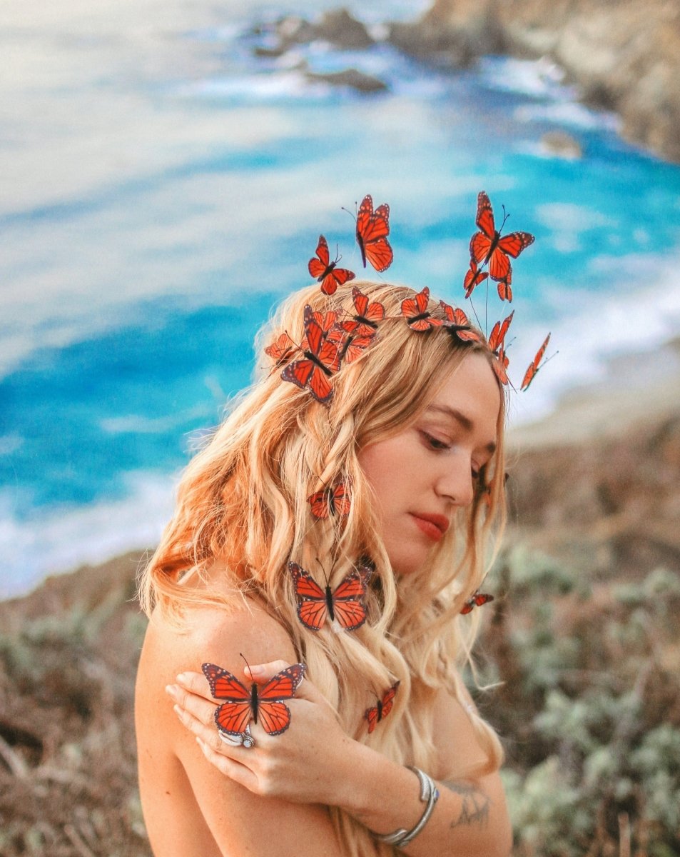 Enchanted Monarch Butterfly Crown | Ready to Ship - Wild & Free Jewelry