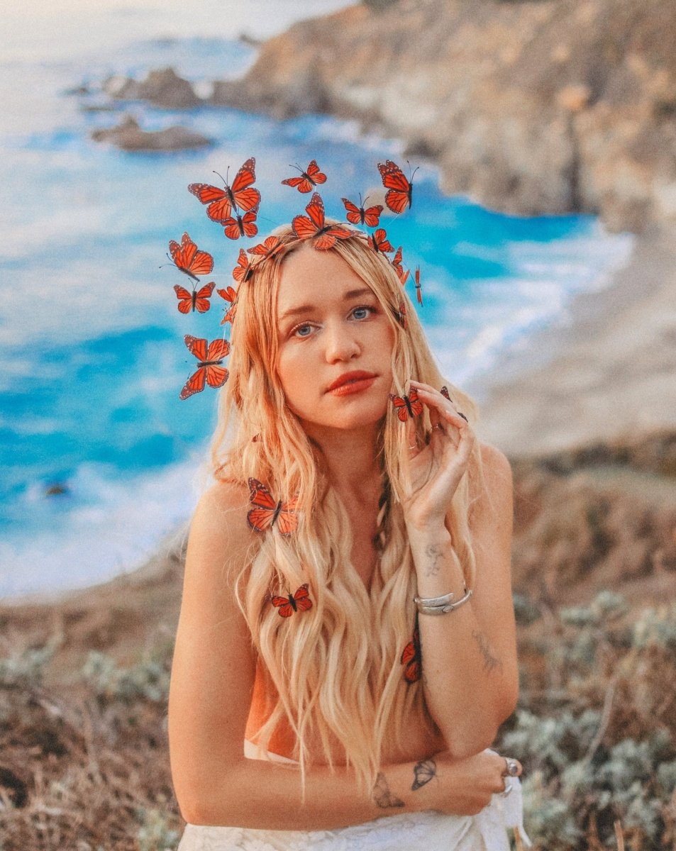 Enchanted Monarch Butterfly Crown | Ready to Ship - Wild & Free Jewelry