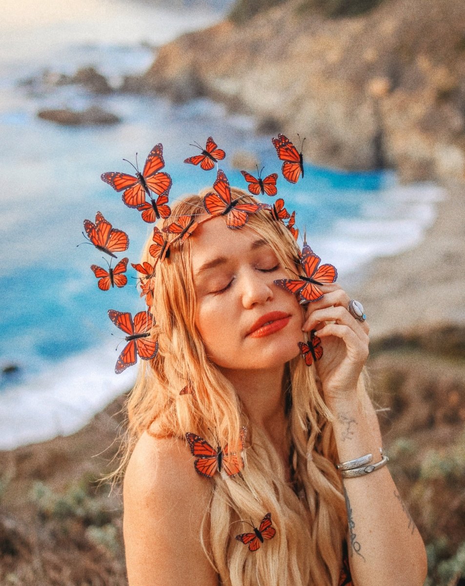 Enchanted Monarch Butterfly Crown | Ready to Ship - Wild & Free Jewelry