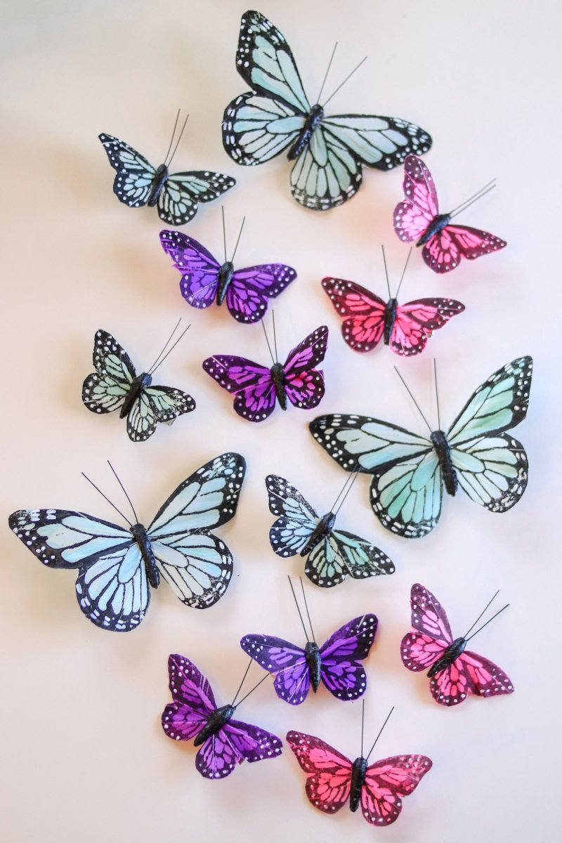 Fairy Fantasy Butterfly Hair Clips - Set of 14 - Ready to Ship - Wild & Free Jewelry