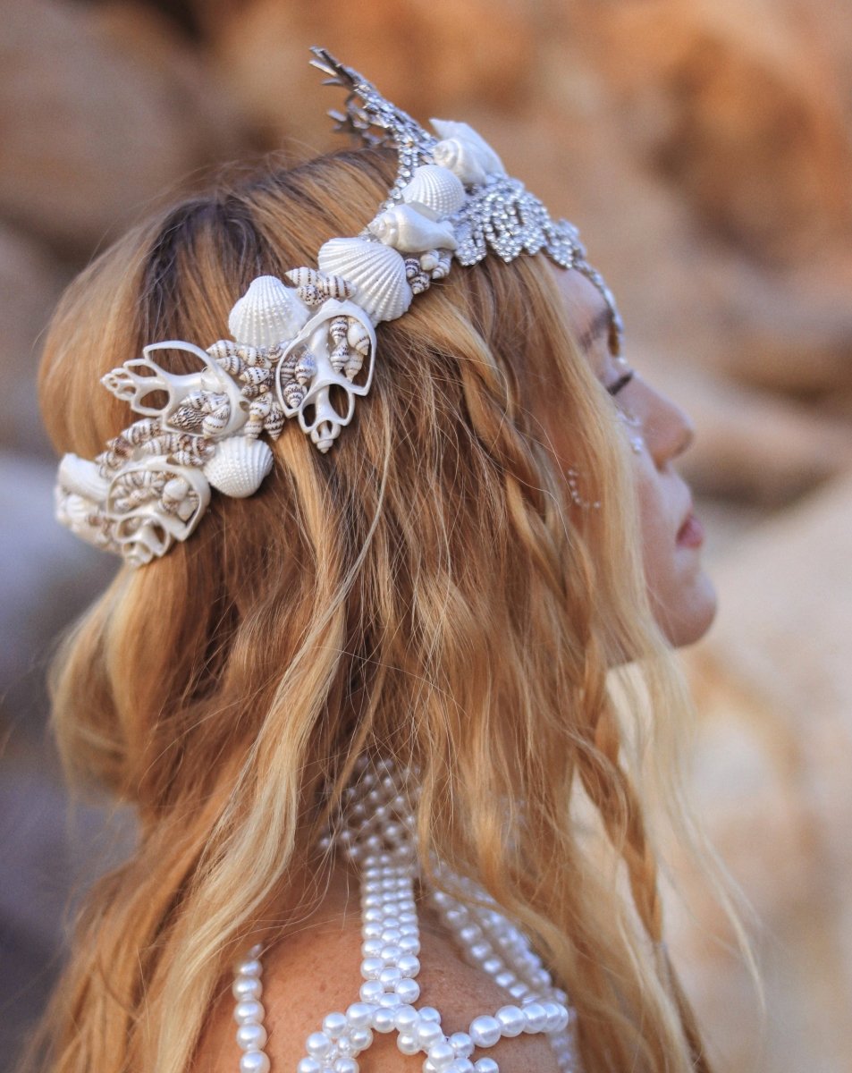 Queen of Cosmos Mermaid Crown - Wild & Free Jewelry