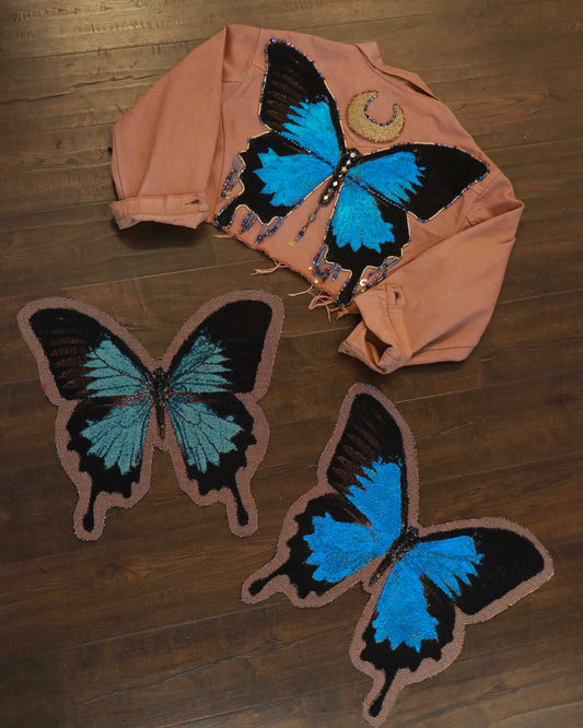 Butterfly Patch for Jacket DIY - Ready to Ship