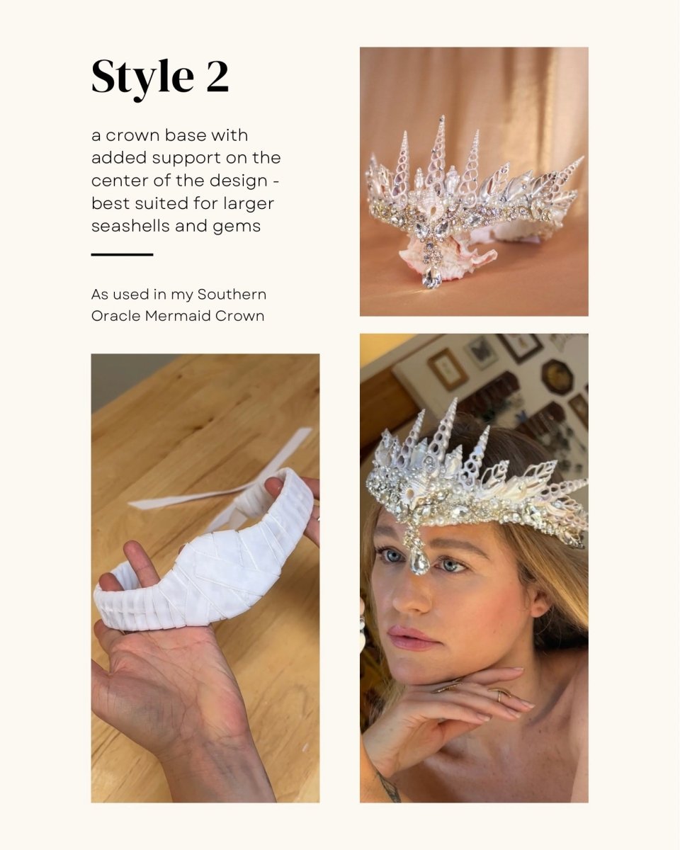 Base for DIY Mermaid Crown - Wild & Free Jewelry