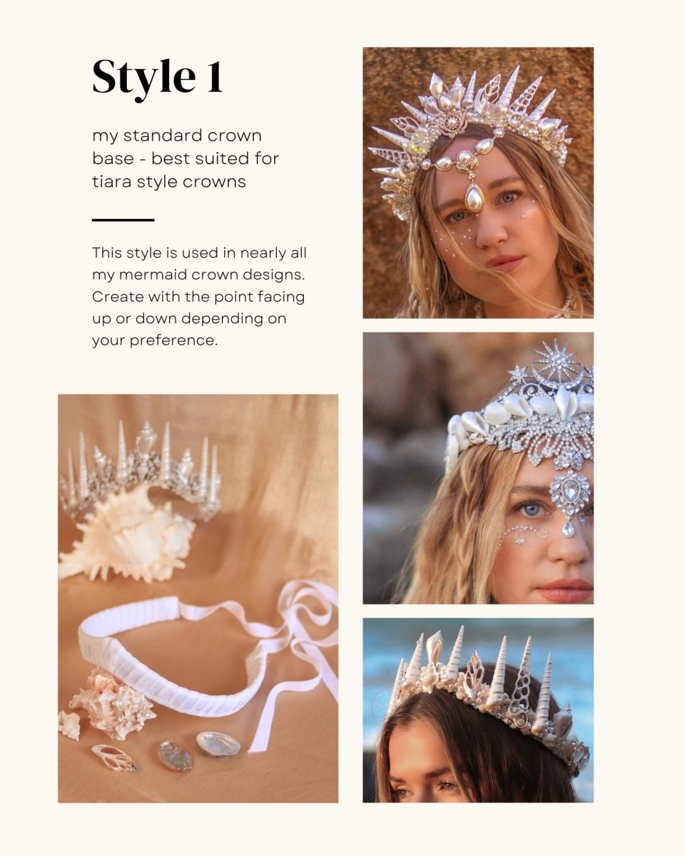 Base for DIY Mermaid Crown - Wild & Free Jewelry