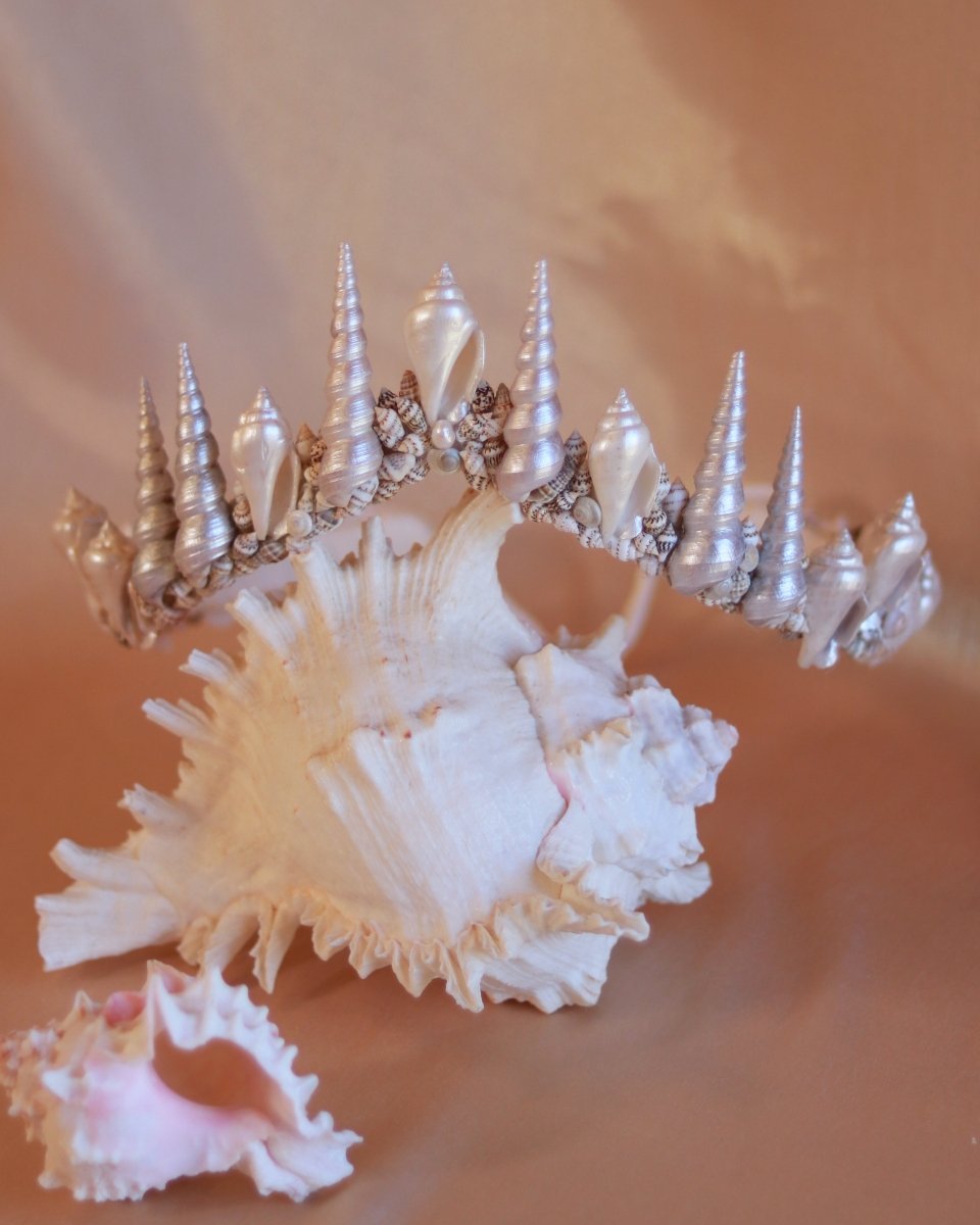 La Jolla Mermaid Crown in Pearl - Wild & Free Jewelry
