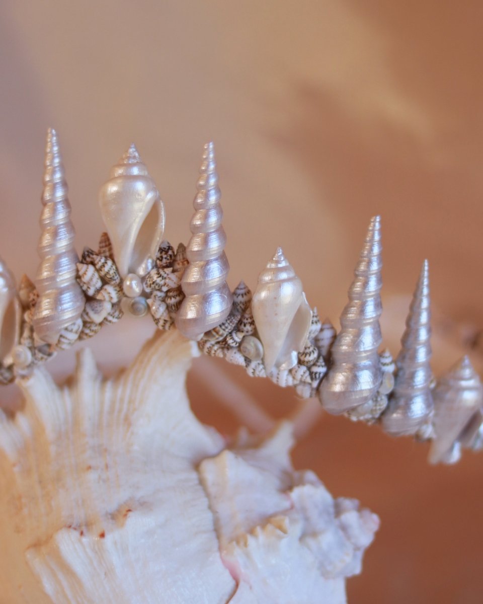 La Jolla Mermaid Crown in Pearl - Wild & Free Jewelry