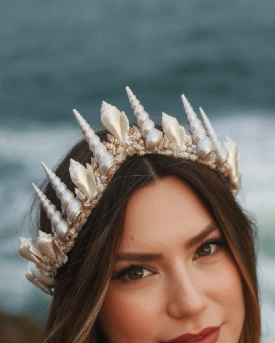La Jolla Mermaid Crown in Pearl - Wild & Free Jewelry