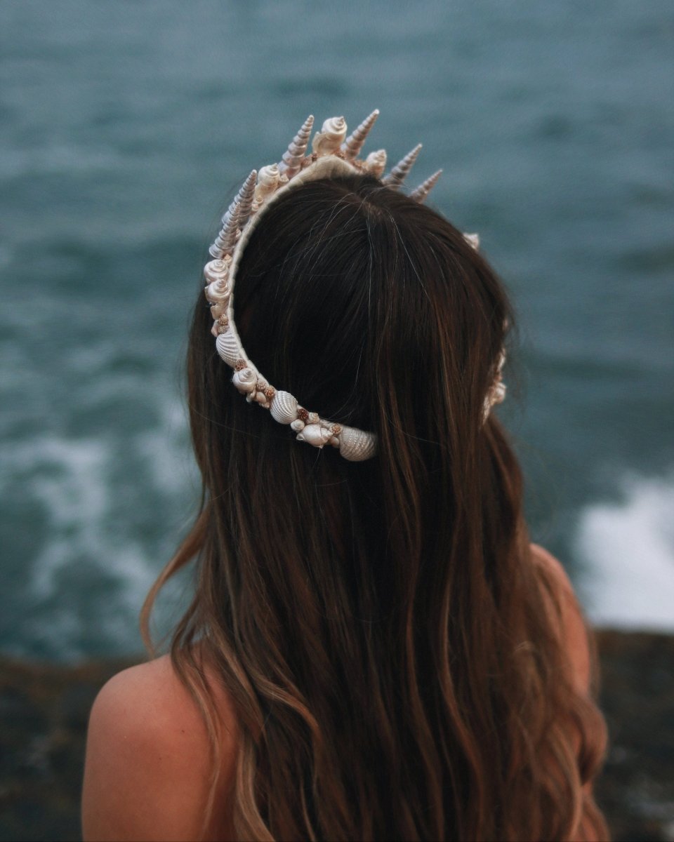 La Jolla Mermaid Crown in Pearl - Wild & Free Jewelry