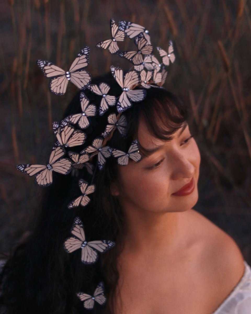 Luminara Butterfly Crown - Ready to Ship - Wild & Free Jewelry