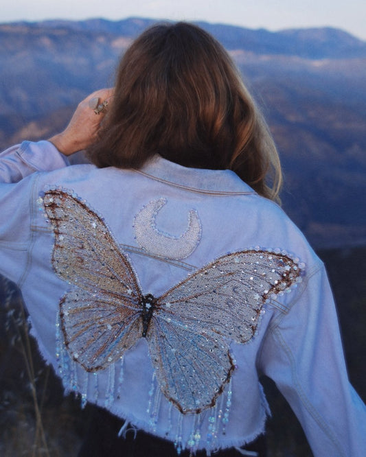 Moonbeam Butterfly Jacket - Lilac - Size S/M - Ready to Ship - Wild & Free Jewelry