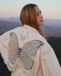 Moonbeam Butterfly Jacket - Pale Pink - Size L - Ready to Ship - Wild & Free Jewelry