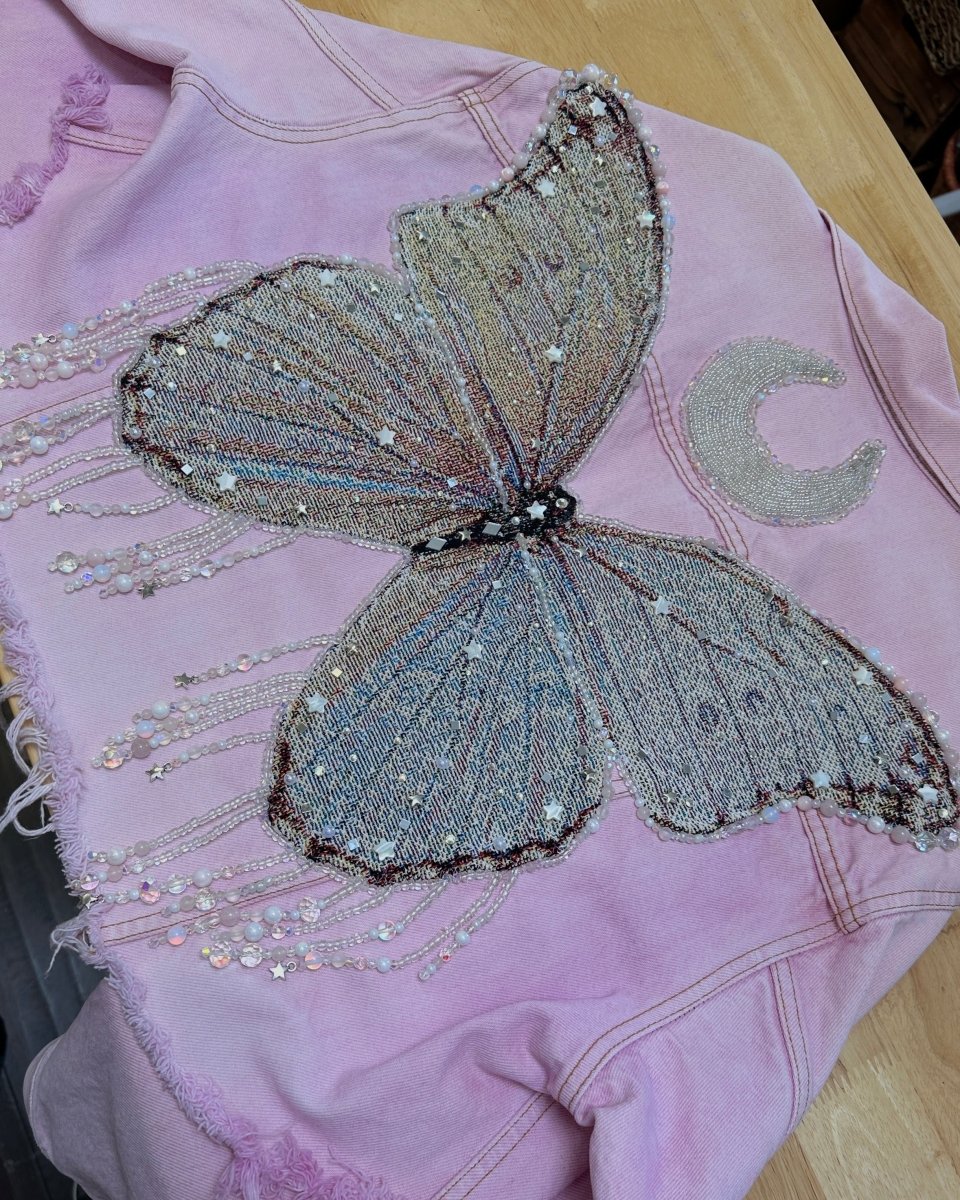 Moonbeam Butterfly Jacket - Pink - Size M/L - Ready to Ship - Wild & Free Jewelry