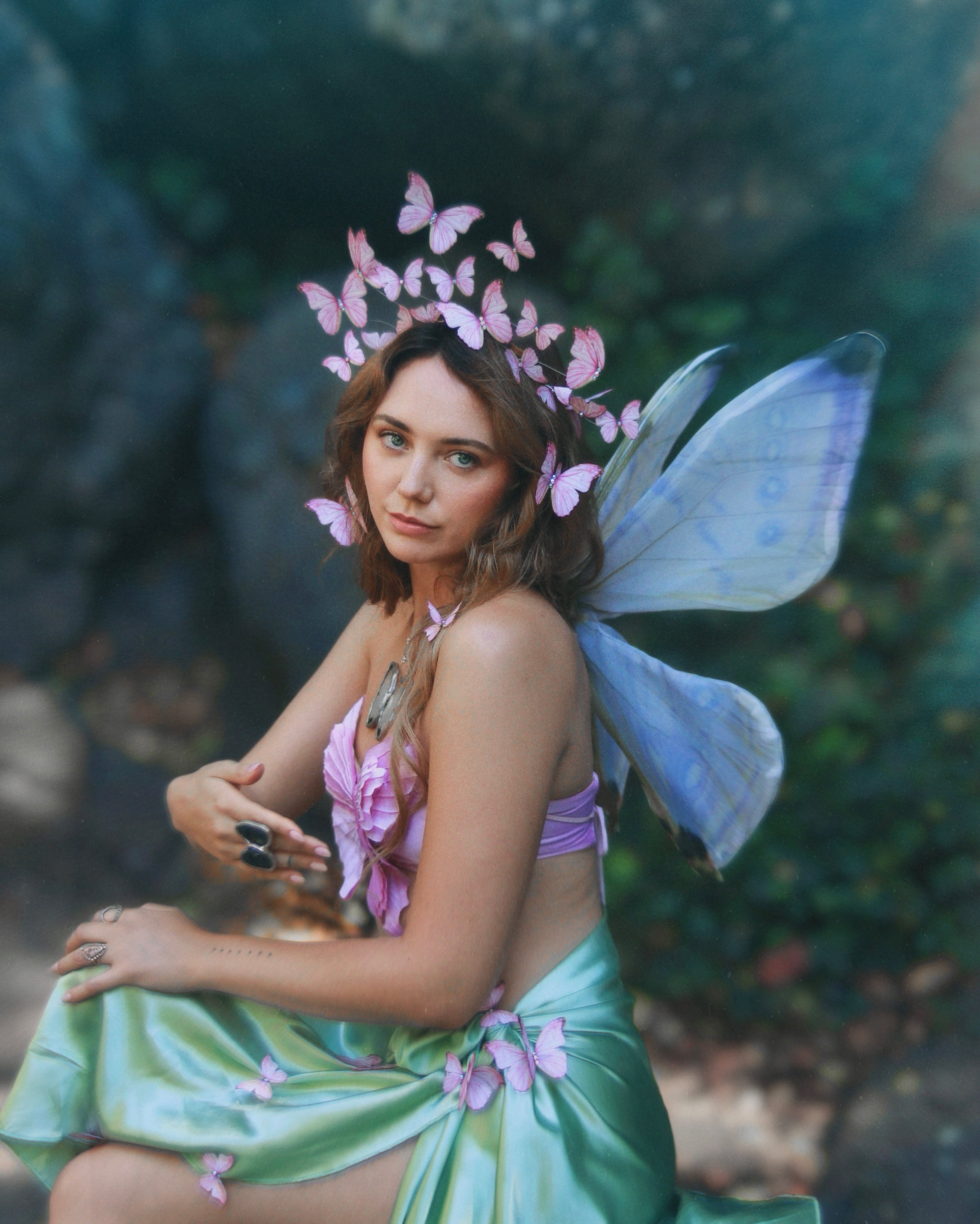 Secret Garden Butterfly Crown