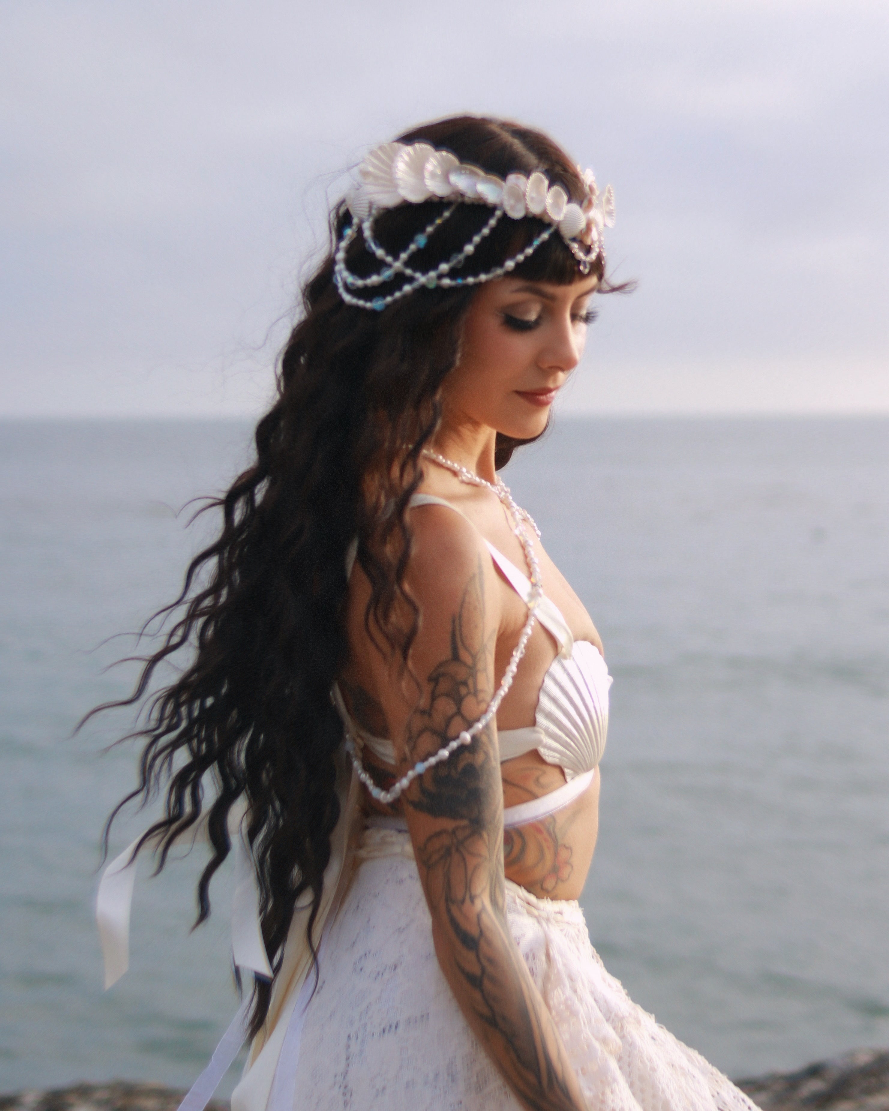 The Sea at Sunset Mermaid Crown