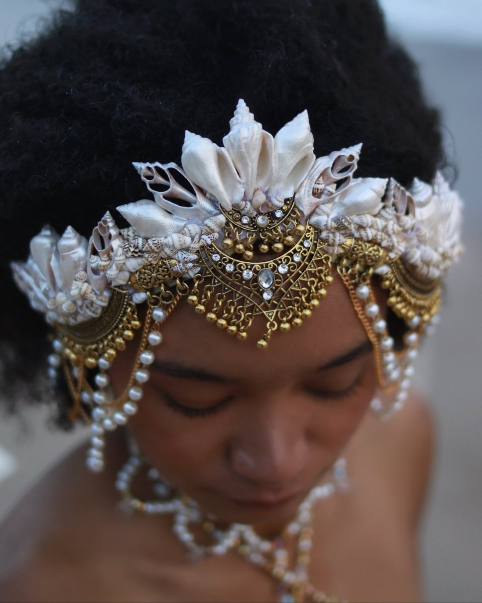 Sundream Mermaid Crown in Pearl - Wild & Free Jewelry