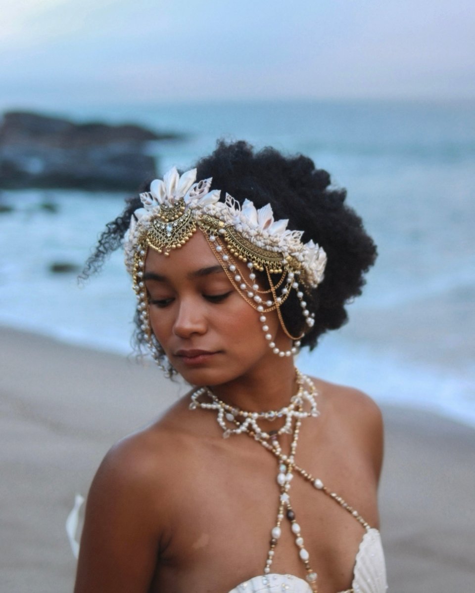 Sundream Mermaid Crown in Pearl - Wild & Free Jewelry