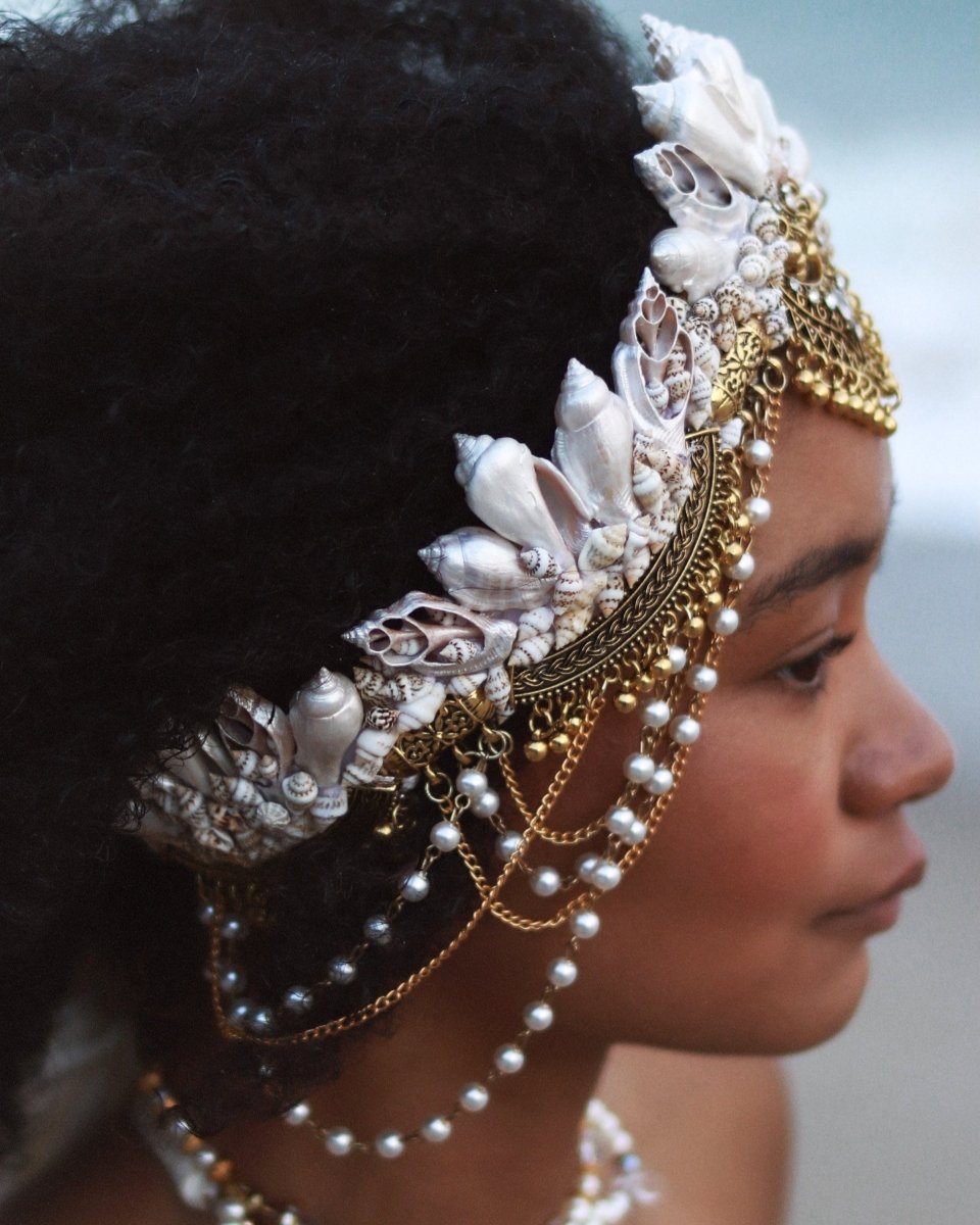 Sundream Mermaid Crown in Pearl - Wild & Free Jewelry