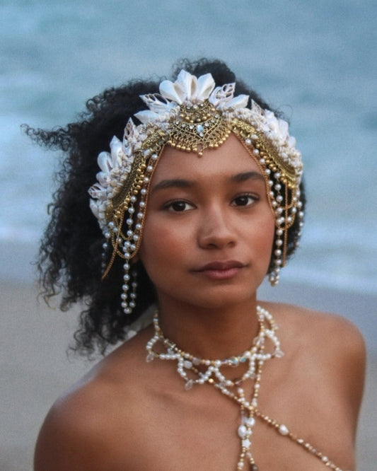 Sundream Mermaid Crown in Pearl - Wild & Free Jewelry