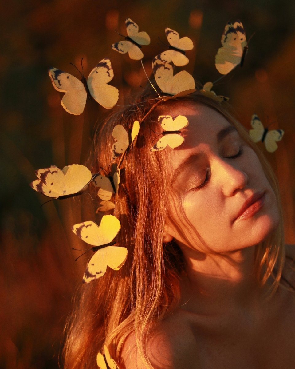 The Light in Your Eyes Butterfly Crown - Ready to Ship - Wild & Free Jewelry