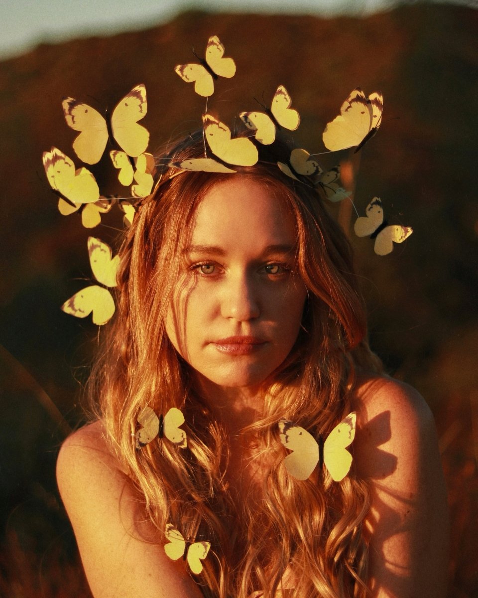 The Light in Your Eyes Butterfly Crown - Ready to Ship - Wild & Free Jewelry