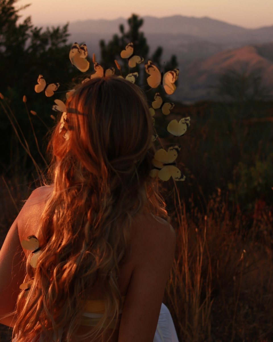 The Light in Your Eyes Butterfly Crown - Ready to Ship - Wild & Free Jewelry