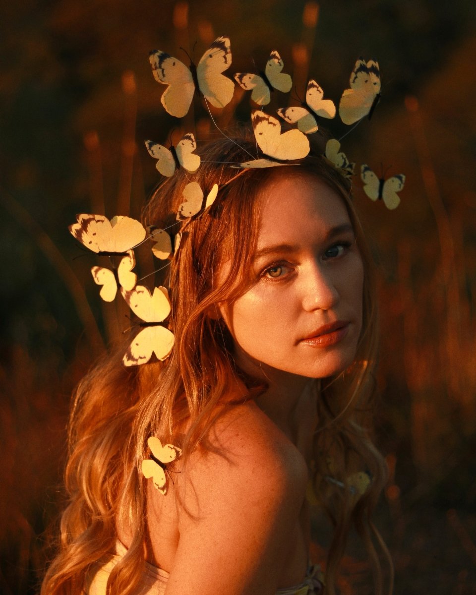 The Light in Your Eyes Butterfly Crown - Ready to Ship - Wild & Free Jewelry
