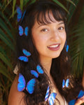 Visions of Sapphire Butterfly Hair Clips - Ready to Ship - Wild & Free Jewelry