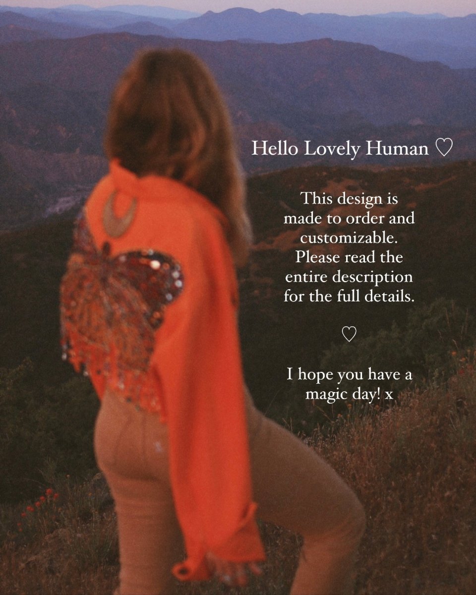 Bloom Butterfly Jacket - Made to Order - Wild & Free Jewelry