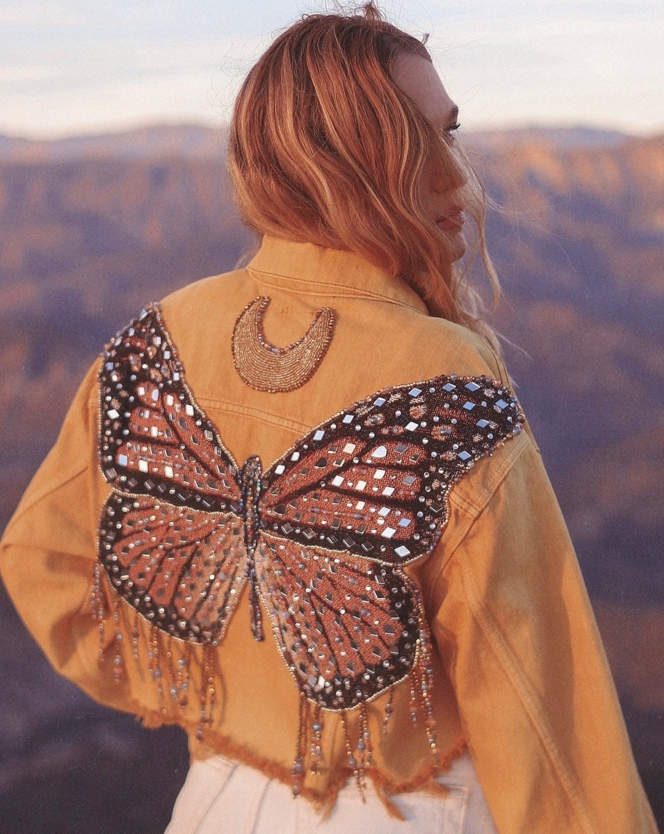 Butterfly Patch for Jacket DIY - Ready to Ship - Wild & Free Jewelry