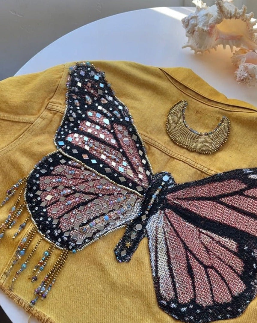 Butterfly Patch for Jacket DIY - Ready to Ship - Wild & Free Jewelry