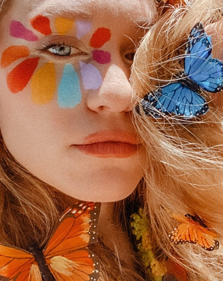 Child of the Rainbow Butterfly Hair Clips - Wild & Free Jewelry