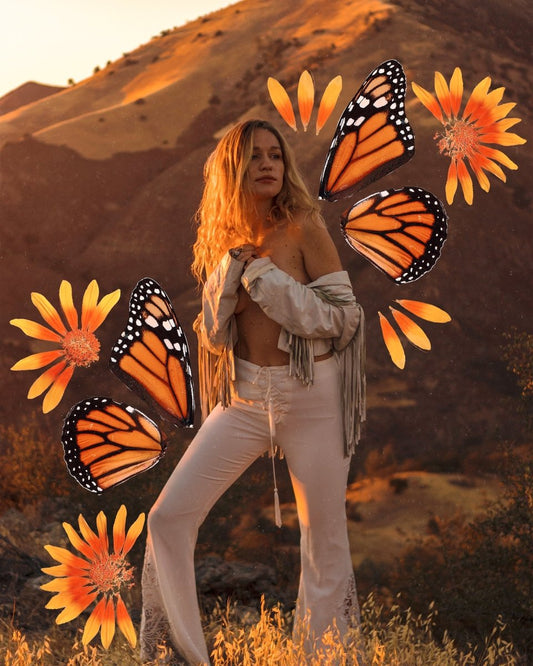 Digital Download | Monarch Butterfly Wings | PNG Files for Collage - Wild & Free Jewelry