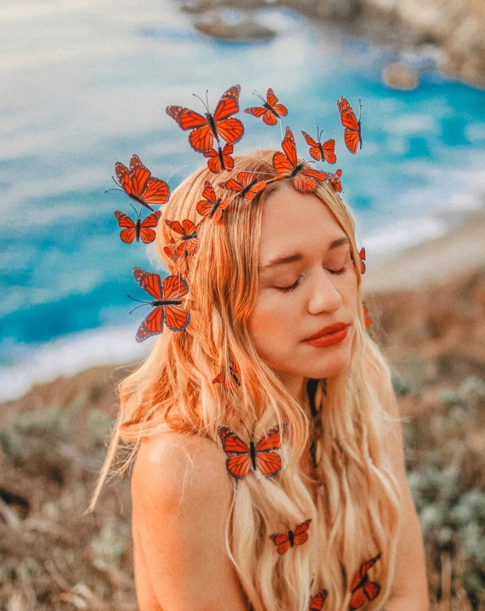 Enchanted Monarch Butterfly Crown | Ready to Ship - Wild & Free Jewelry