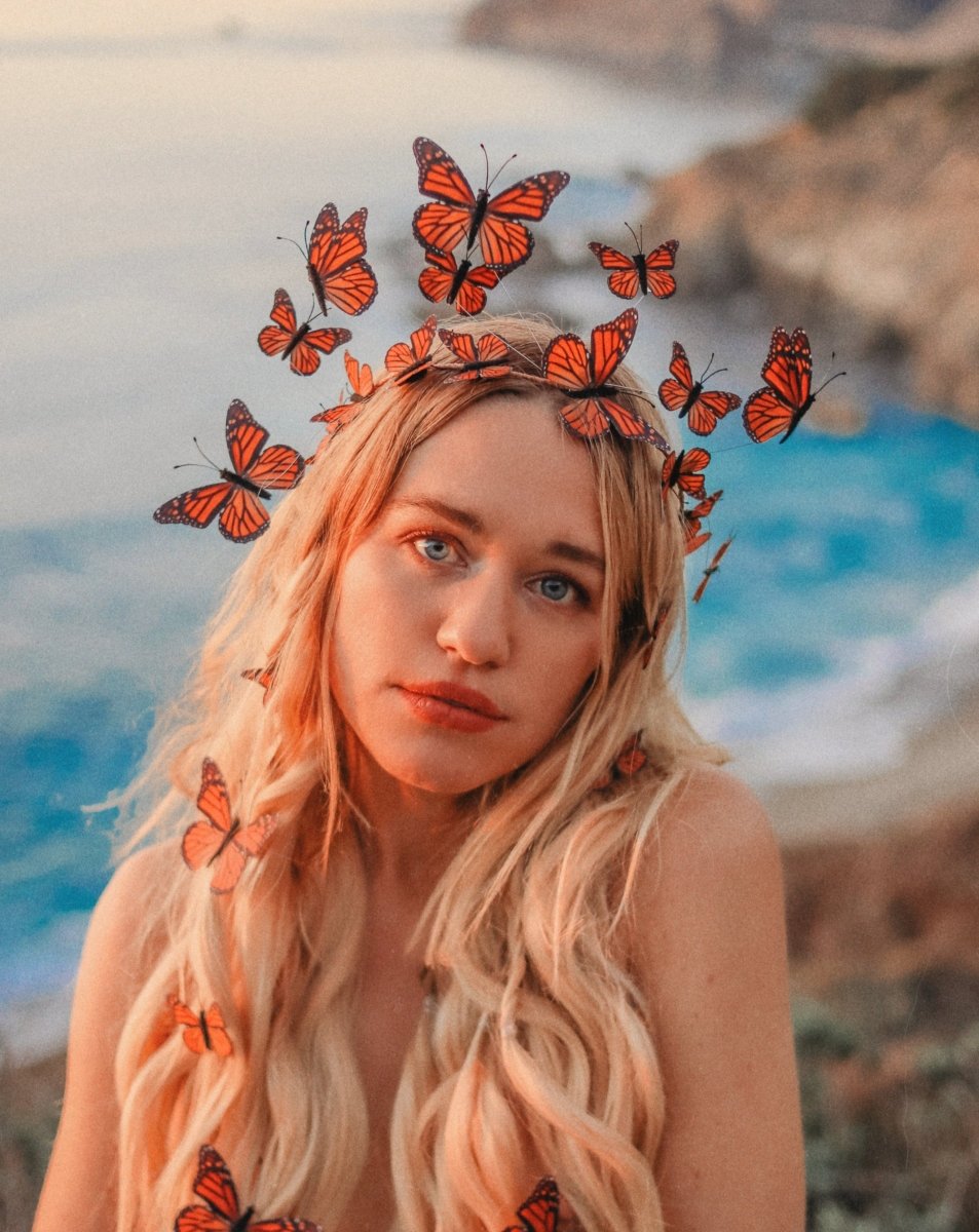 Enchanted Monarch Butterfly Crown | Ready to Ship - Wild & Free Jewelry
