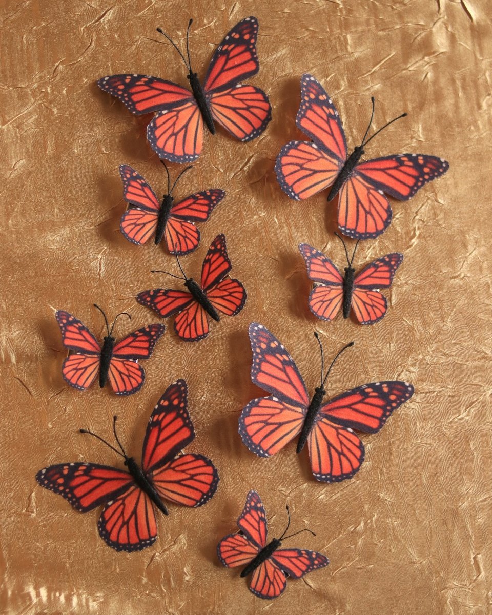 Enchanted Monarch Butterfly Hair Clips - Ready to Ship - Wild & Free Jewelry
