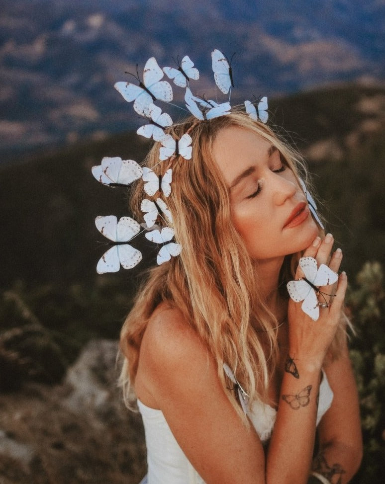 Eternal Love Butterfly Crown | Ready to Ship - Wild & Free Jewelry