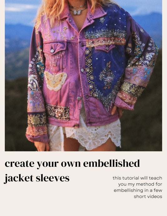 How to Embellish Sleeves - Wild & Free Jewelry