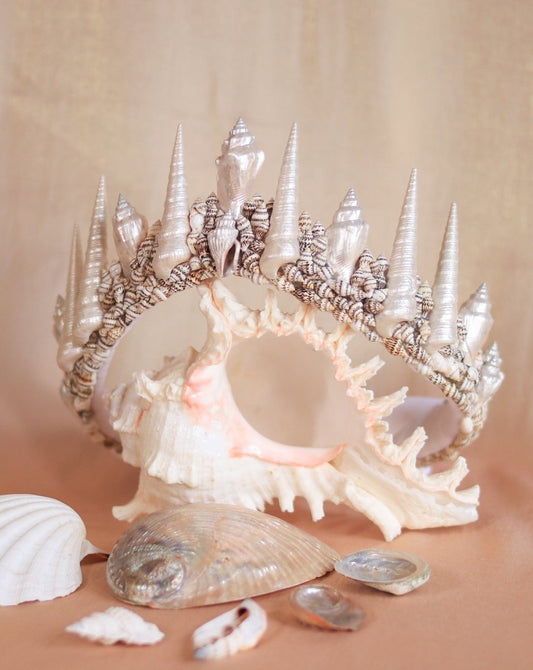 La Jolla Mermaid Crown in Pearl - Wild & Free Jewelry