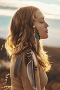 Light of the Moon Feather Hair Clip Set - Wild & Free Jewelry