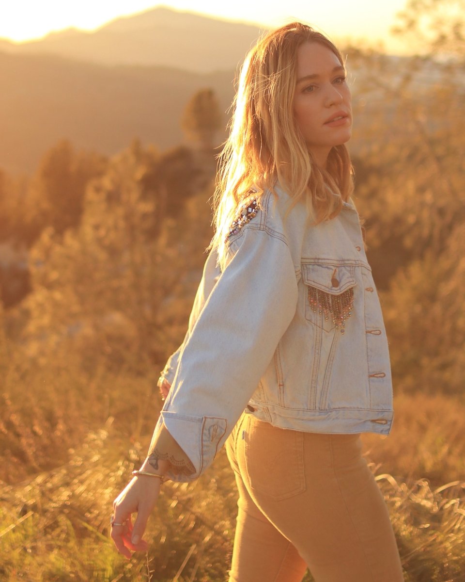 Made to Order Upcycled Celestial Butterfly Jacket - Wild & Free Jewelry