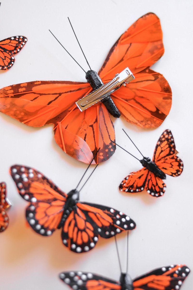 Monarch Butterfly Fairy Hair Clips - Assorted Set of 6 - Ready to Ship - Wild & Free Jewelry