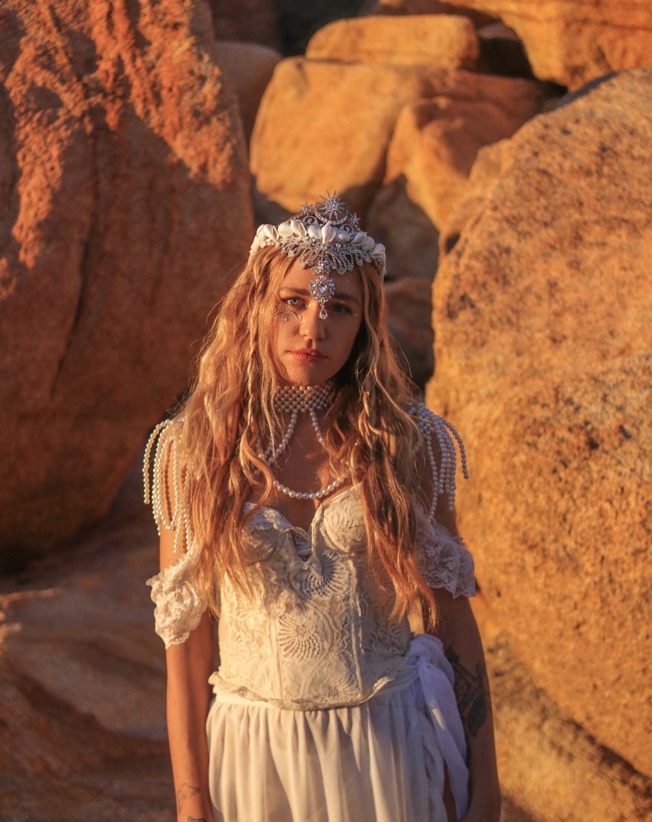Queen of Cosmos Mermaid Crown - Wild & Free Jewelry