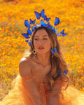Visions of Sapphire Butterfly Crown - Ready to Ship - Wild & Free Jewelry